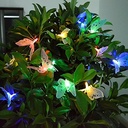 Solar Powered LED Butterfly Light String 4.8M