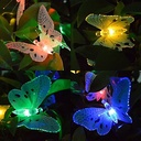 Solar Powered LED Butterfly Light String 4.8M