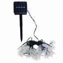 Solar Powered LED Snowflake Light String 4.8M