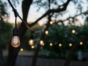 String Lights - 23' - 10 LED Warm White Pendant Socket Commercial Grade Outdoor