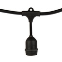 String Lights - 23' - 10 Pendant Socket Commercial Grade Outdoor