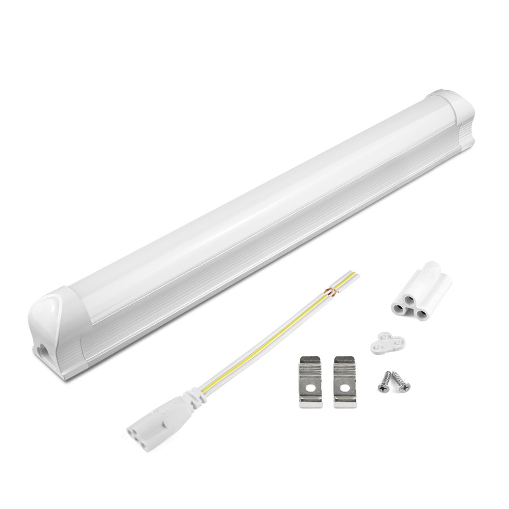 T8 LED Integrated Tube Light 0.6m/0.9m/1.2m/1.5m AC 160V-260V Emitting White/Warm White 