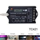 TC421 Programmable LED Time WiFi Controller Dimmer for RGBW LED Strip Lighting DC12V-24V 