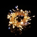 USB Powered LED Centipede Firecracker Fairy Light String Sliver Wire 2M