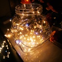 USB Powered LED Centipede Firecracker Fairy Light String Sliver Wire 2M