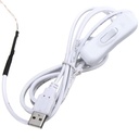 USB Powered LED Fairy Light String with Switch Silver Wire 5/10M