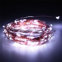 USB Powered LED Fairy Light String with Switch Silver Wire 5/10M