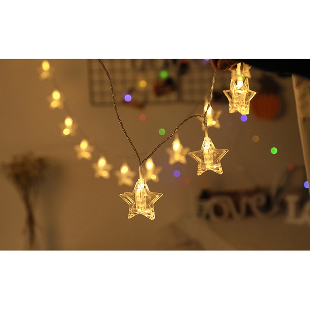 USB Powered LED Star Clip Light String 3M/6M