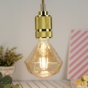 4W E27 Diamond Light LED Edison Bulb AC220-240V Home Light LED Filament Light Bulb