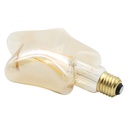 4W E27 Five-pointed Star LED Edison Bulb 220-240V Home Light LED Filament Light Bulb