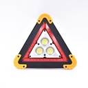 10W 50W Triangle COB Rechargeable Floodlight Warning Light