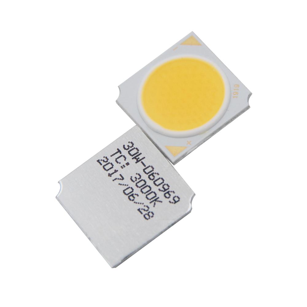 10W /18W /20W /30W Square LED COB Light DC 30V 19*19mm PCB 17*17mm Emitting Warm/ Natural White