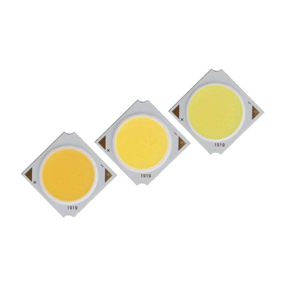 10W /18W /20W /30W Square LED COB Light DC 30V 19*19mm PCB 17*17mm Emitting Warm/ Natural White