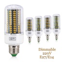 12W 15W 20W E14 E27 5733 SMD LED Corn Bulb Lamp 220V Chandelier LEDs Dimmable Spotlight