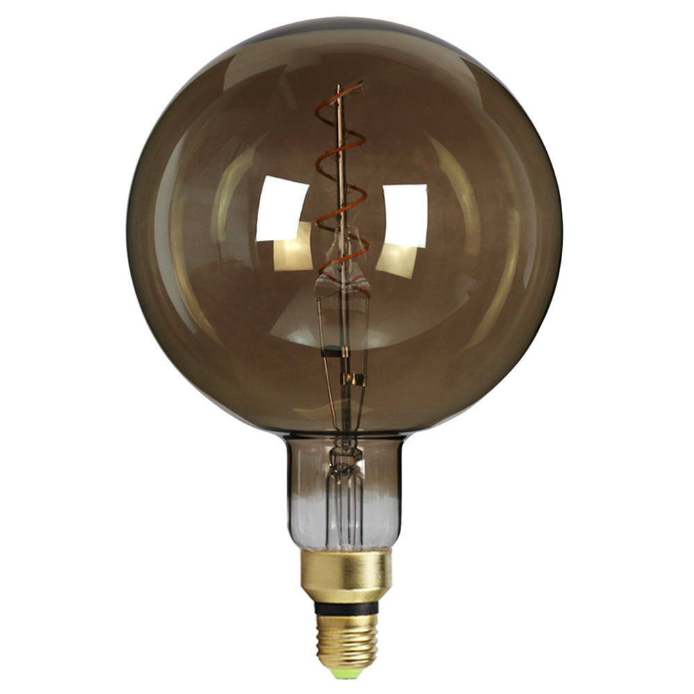 4W E27 G200 Single Spiral LED Edison Bulb 220-240V Home Light LED Filament Light Bulb