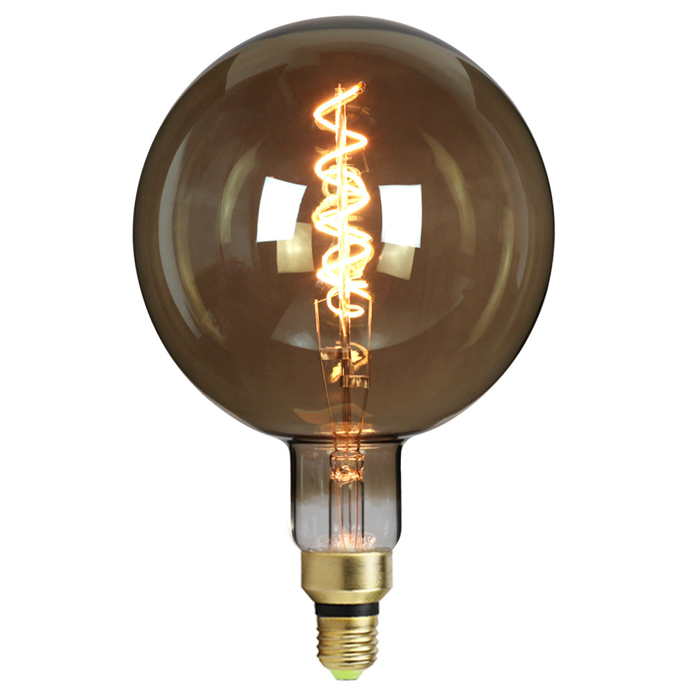4W E27 G200 Single Spiral LED Edison Bulb 220-240V Home Light LED Filament Light Bulb