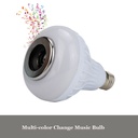 12W E26 E27 Bluetooth Speaker Bulb AC110V/220V Home Light Dimmable LED Bulb Remote Control
