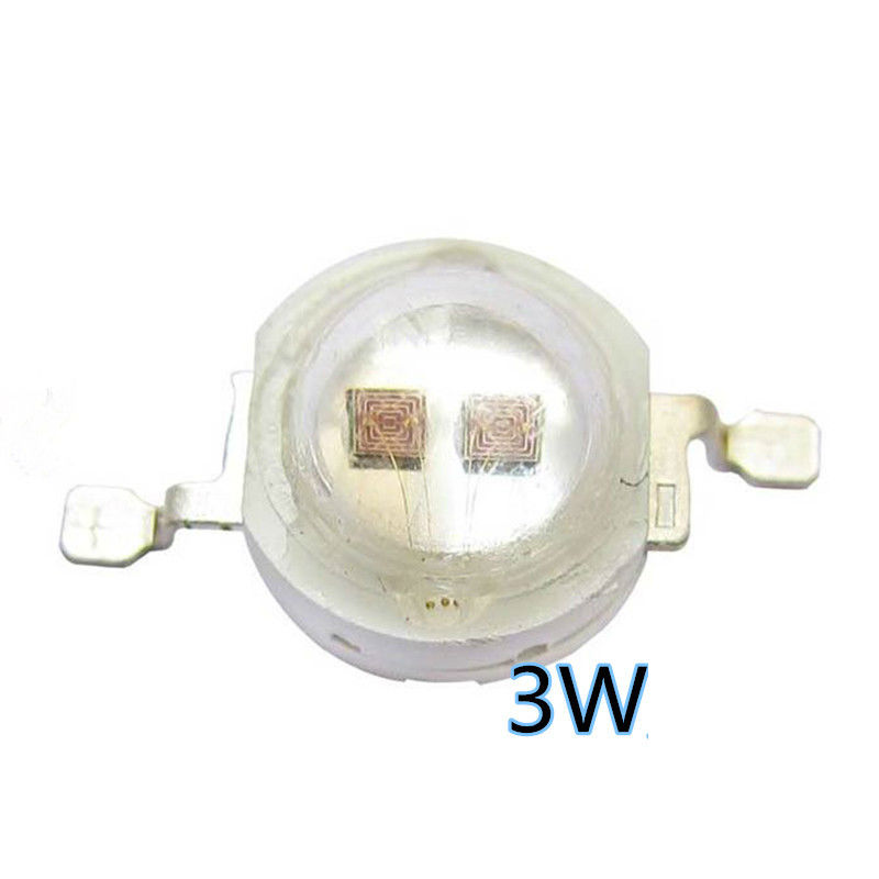 3W High Power LED Emitter IR 850nm 940nm Single/Double/Triplet Chip