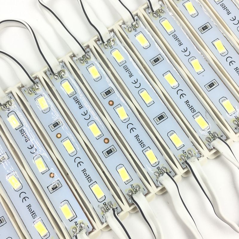 DC12V SMD 5630 LED Module 3LEDs Emitting Cold White/ Warm White/Blue/Red 20pcs/lot 