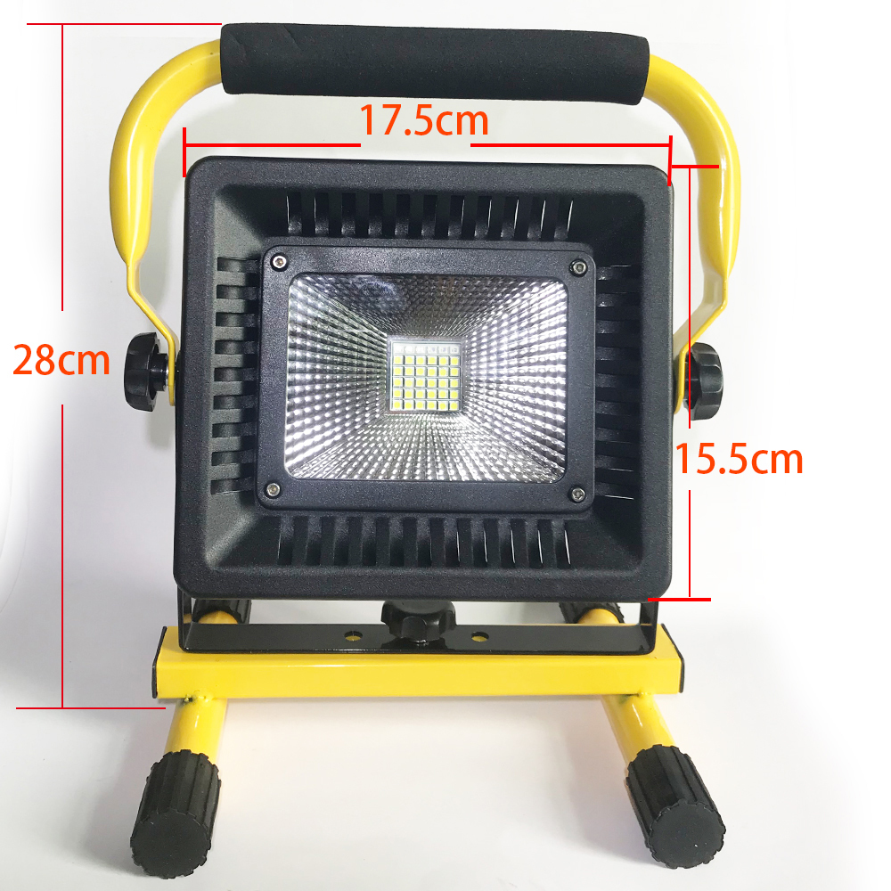 50W Recharge Portable LED Floodlight Waterproof IP65 LED Camping Lamp