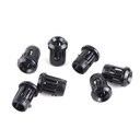 Plastic Black Lamp Socket Diode Holder Clip Bezel Mount 3mm 5mm 8mm 10mm LED Holders Panel Display 