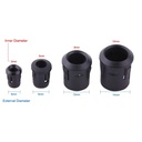 Plastic Black Lamp Socket Diode Holder Clip Bezel Mount 3mm 5mm 8mm 10mm LED Holders Panel Display 