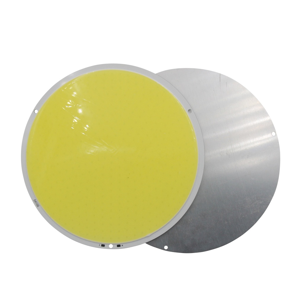 200W LED COB Module LED COB Round Panel DC 12V 160mm PCB 150mm Emitting Area Warm White