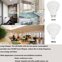 15W GU10 MR16 COB LED Bulb Lamp 110V/220V/DC12V LED Dimmable Spotlight Lens Cover