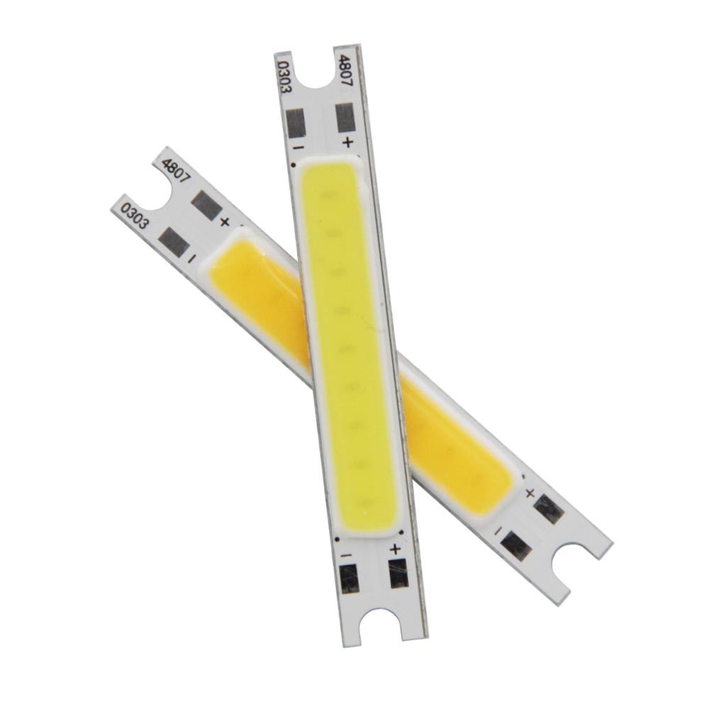 3W LED COB Light Bar Module Warm White/ White DC 9V 48mm*7mm