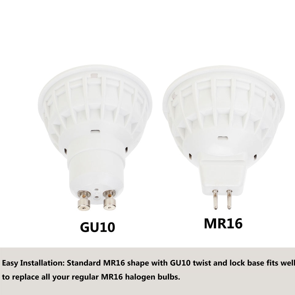15W GU10 MR16 COB LED Bulb Lamp AC85-265V/DC12V LED No Dimmable Spotlight PC Cover