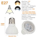 15W E27 GU10 GU5.3 2835 SMD LED Bulb Lamp AC220V Home Light Aluminum Dimmable Spotlight