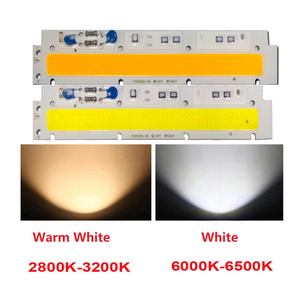 30W 40W 50W LED Light COB Chip Spotlight Driverless AC 110V/220V Emitting White/Warm White