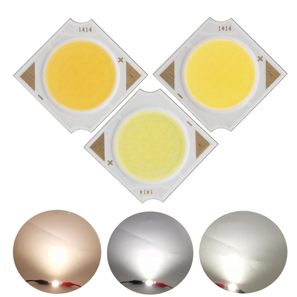 3W/5W/7W/10W/12W Square LED COB Light 14*14mm PCB 11*11mm Emitting Area Warm / Natural White/ White 