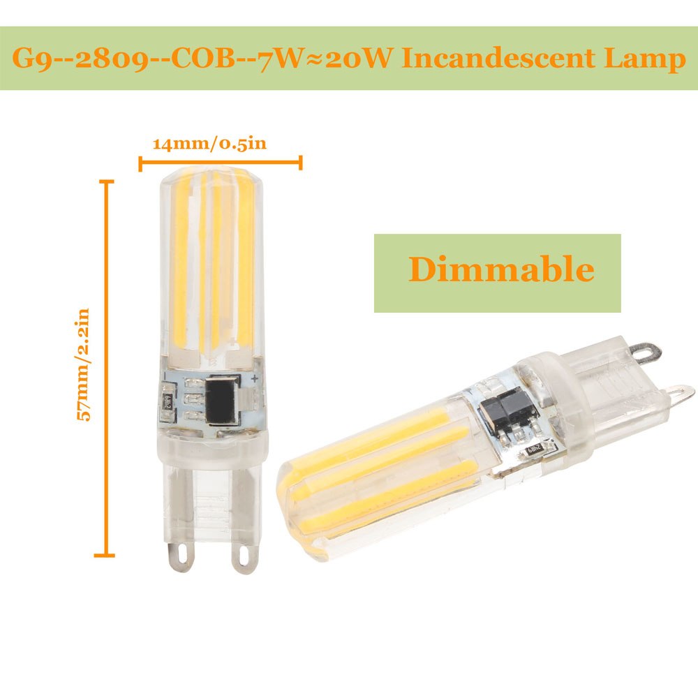 4W 5W 7W G4 G9 E14 COB LED Halogen Bulb AC220V/DC12V Home Light LED Silica Gel Lamp