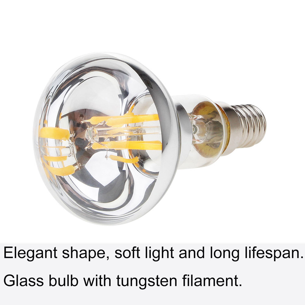 4W 5W E27 R63 R80 LED Edison Bulb AC220V Home Light LED Filament Light Bulb