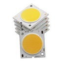 10W /15W /20W /30W Square LED COB Light 23*25mm PCB 20mm Emitting White Warm/ Natural White