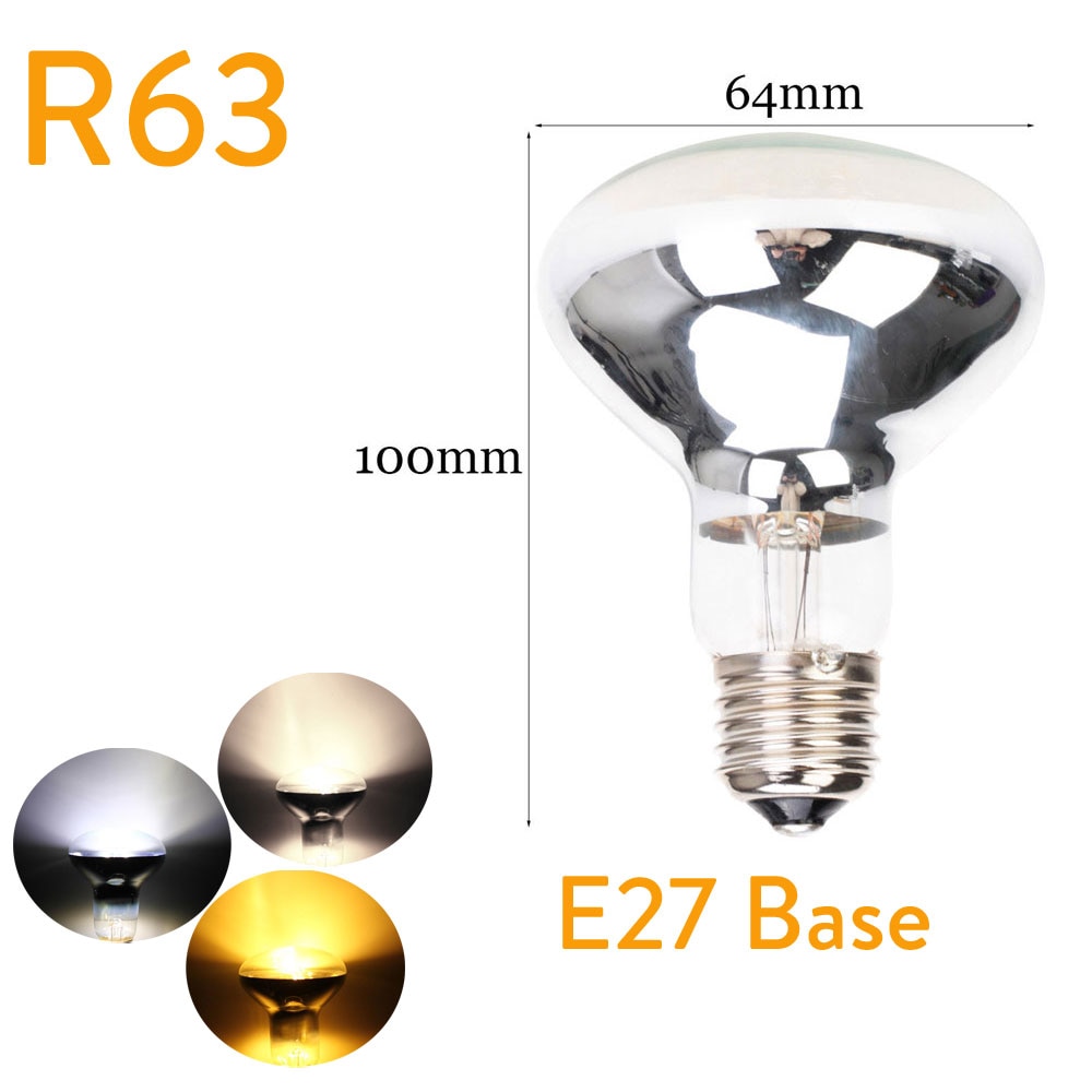 4W 5W E27 R63 R80 LED Edison Bulb AC220V Home Light LED Filament Light Bulb