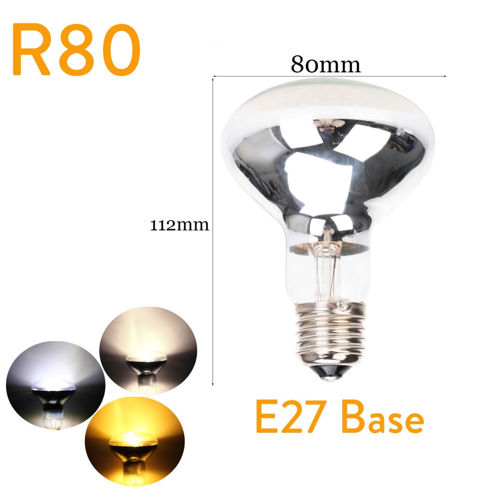 4W 5W E27 R63 R80 LED Edison Bulb AC220V Home Light LED Filament Light Bulb