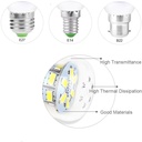 20W 35W 40W 45W 50W 60W E14 E27 B22 5730 SMD LED Corn Bulb Lamp 220V Chandelier LEDs Candle Light