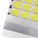 5W LED COB Light Bar Module 129*17.5mm White DC 12V  400mA 