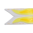 7W 1 Pair LED COB Light Module 205*35mm DC 12V Double Color White + Yellow