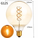 4W 6W 8W E27 G125 G95 G80 A60 T30 LED Edison Bulb 220V Home Light LED Filament Light Bulb