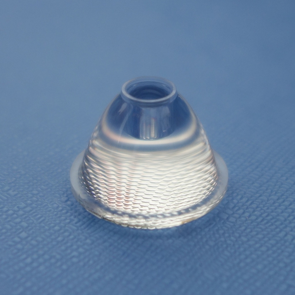 19.6mm Diameter LED Lens Flat Water Clear/ Flat Honeycomb For CREE XP Series