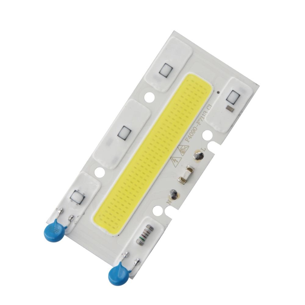 30W 110x40mm Led Cob Chip Diode Driverless AC 220V Warm White 380-840nm for Flood Light Plant Grow Full Spectrum