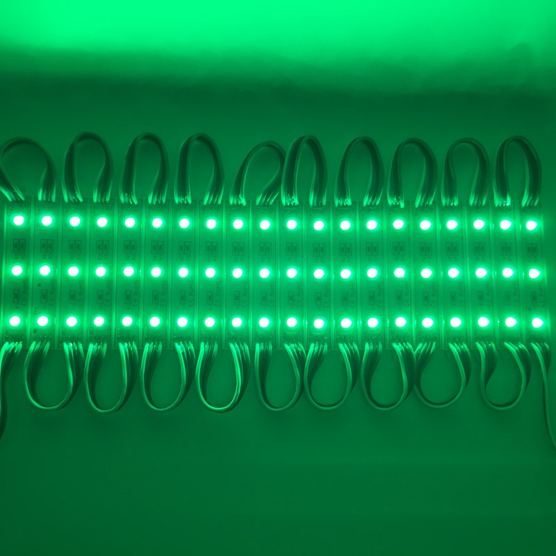 DC12V SMD 5050  LED Module 3LEDs Waterproof RGB Color changeable for Backlight Sign 20pcs/lot 