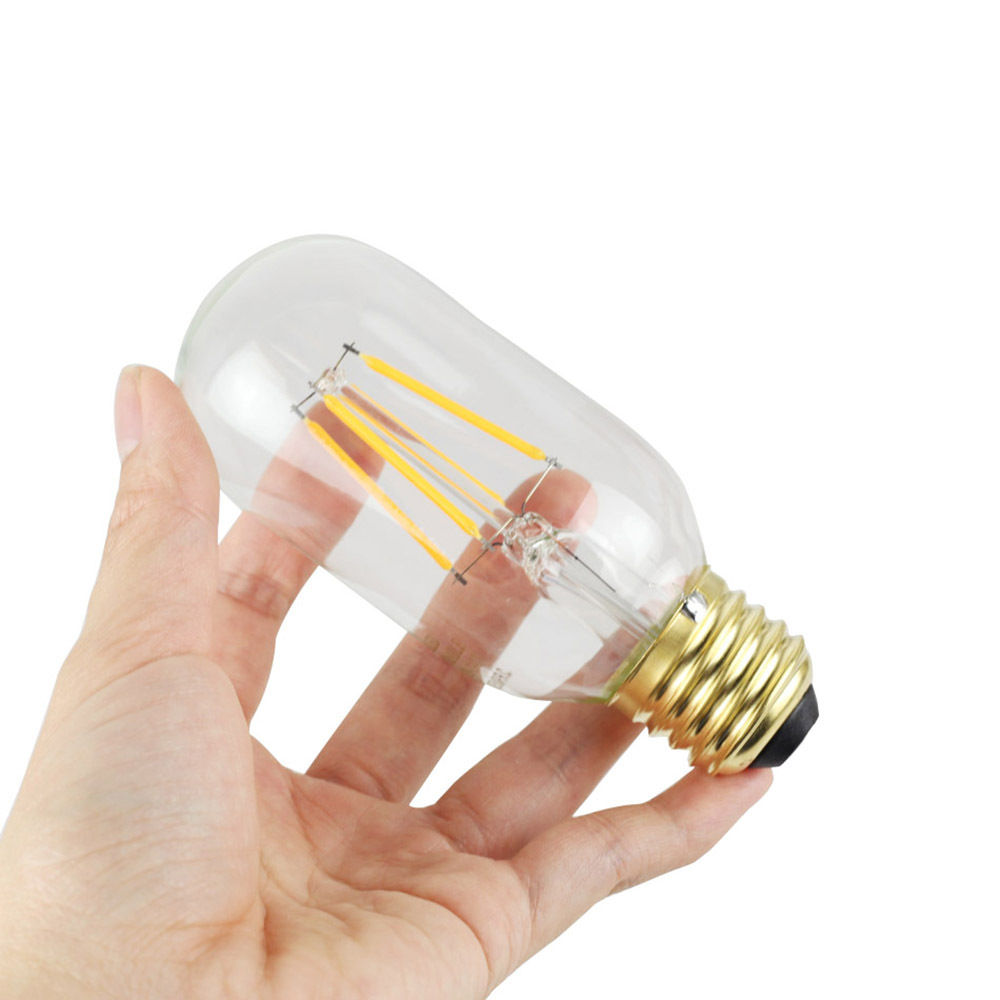 4W 6W 8W E27 T45 LED Edison Bulb 220-240V Home Light LED Filament Light Bulb