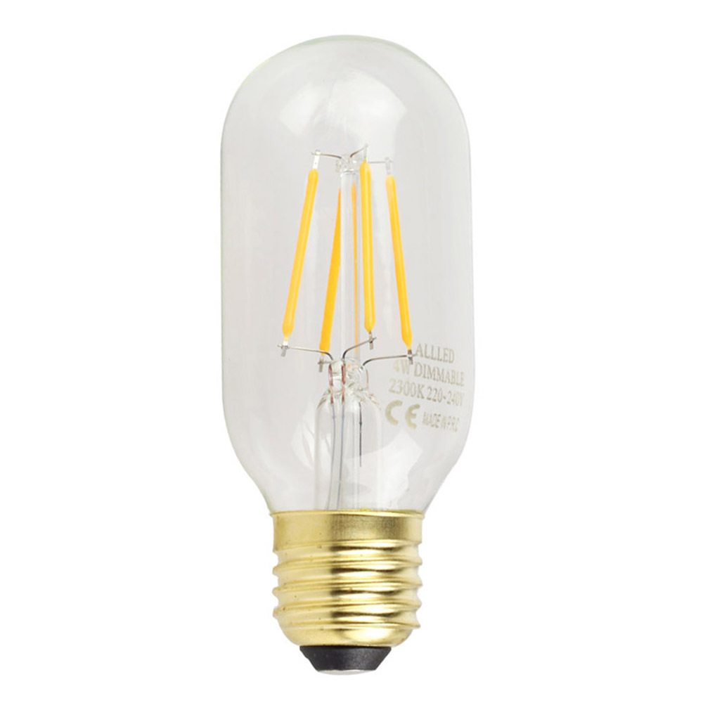 4W 6W 8W E27 T45 LED Edison Bulb 220-240V Home Light LED Filament Light Bulb