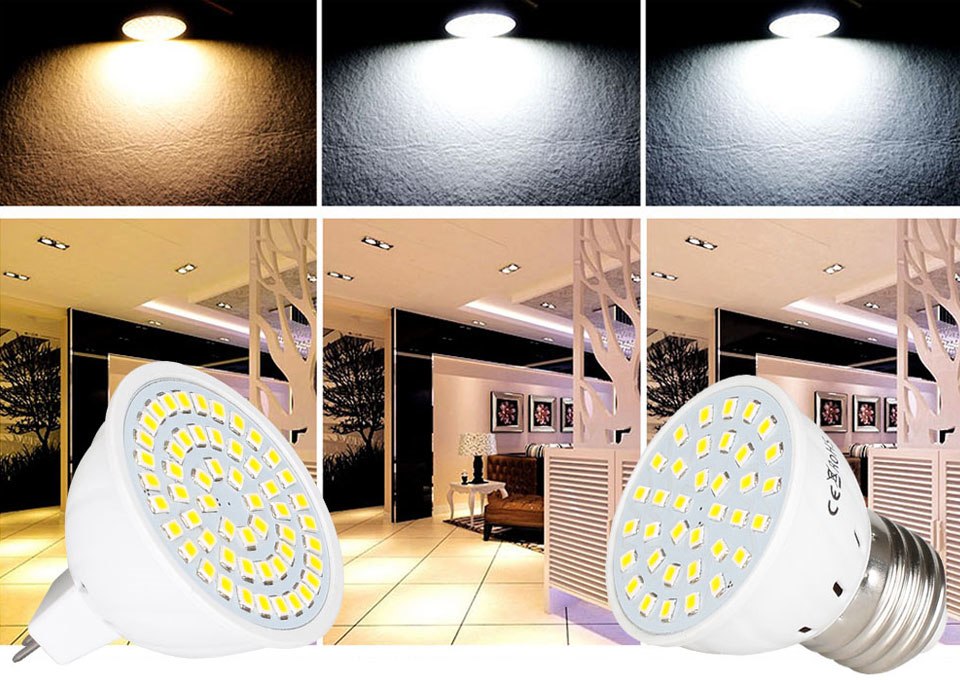 4W 6W 8W MR16 2835 SMD LED Bulb Lamp 110V/220V/DC12V/DC24V Home Light Spotlight