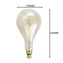 4W E27 A160 LED Edison Bulb AC220V Home Light LED Filament Light Bulb