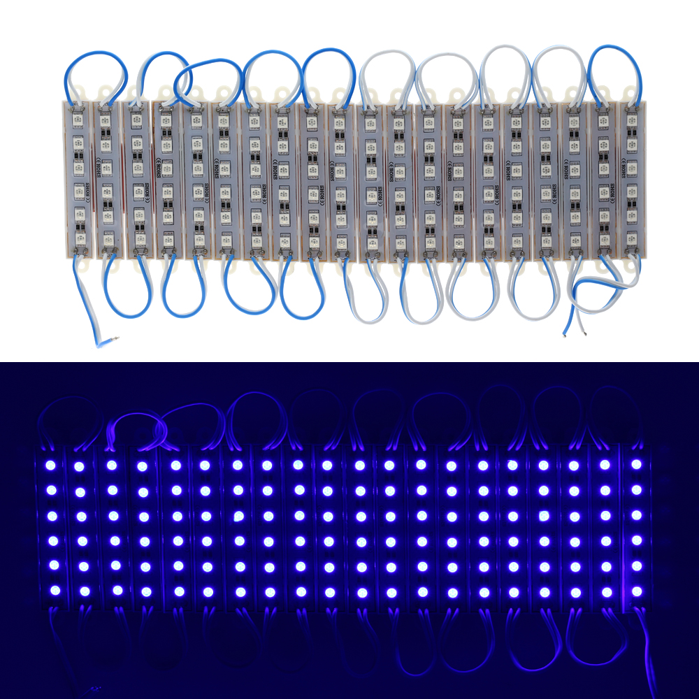 DC12V SMD 5050 LED Module 6 LEDs Waterproof Super Bright Lighting 20pcs/lot